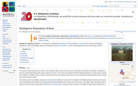 Hazlegrove Preparatory School - Wikipedia