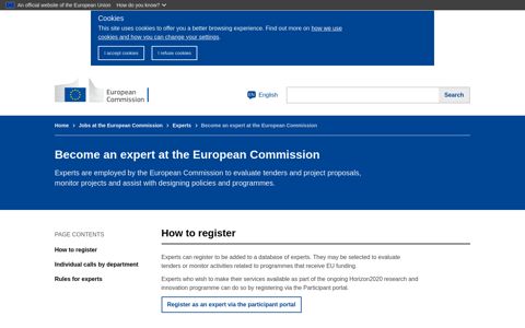 Become an expert at the European Commission | European ...