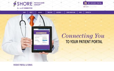 Patient Portal & Forms | Shore Physicians Group