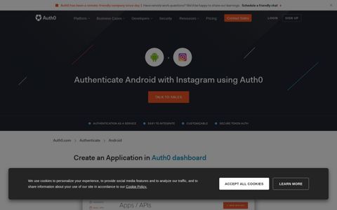 Android authentication with Instagram - Auth0