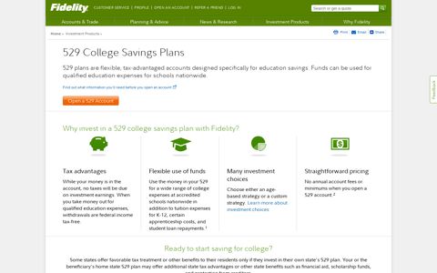 529 Plans - College Savings Plans - Fidelity