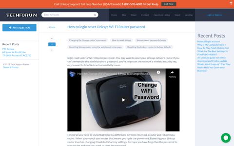 How to login or reset Linksys Wi-Fi router password ...