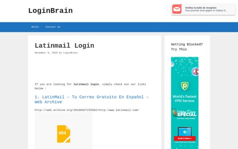 latinmail login - LoginBrain