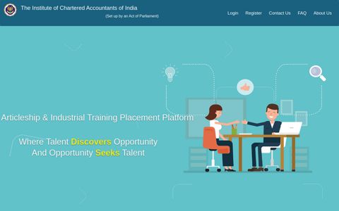 ICAI Articleships and Industrial Trainings Platform