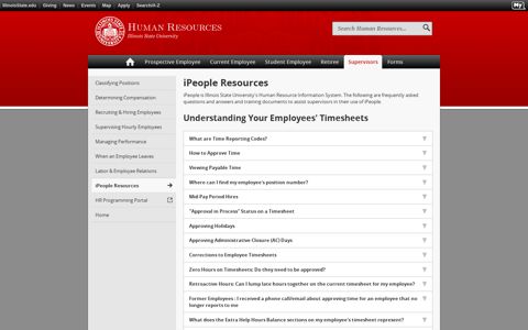 iPeople Resources - Human Resources - Illinois State