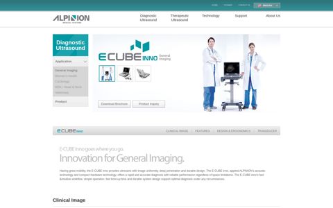E-CUBE INNO for General Imaging - Alpinion Medical Systems