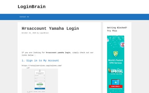 Hrsaccount Yamaha - Sign In To My Account - LoginBrain