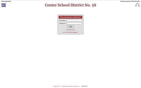 CSD Staff Portal - Center School District