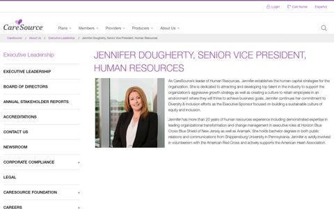 Jennifer Dougherty, Senior Vice President, Human Resources ...