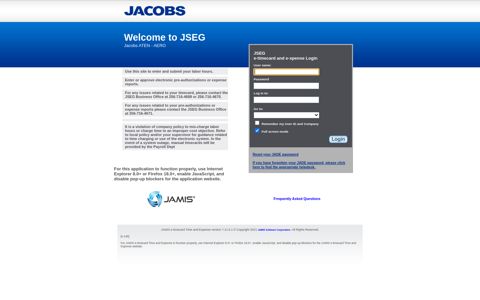 Welcome to JSEG - JAMIS Software Corporation : JAMIS e ...