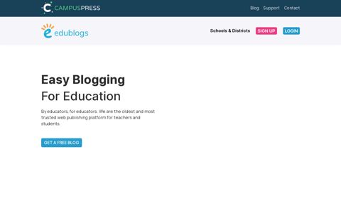 Edublogs – free blogs for education - Blogs and websites for ...