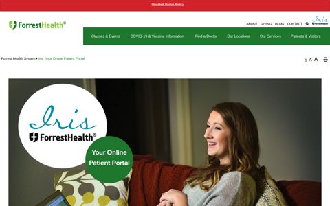 Iris: Your Online Patient Portal - Forrest Health