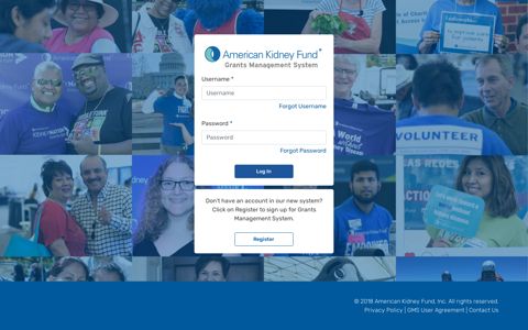 American Kidney Fund Grants Management System