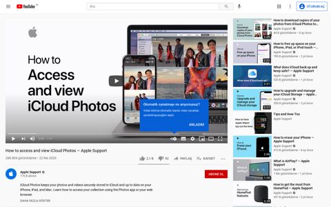 How to access and view iCloud Photos — Apple ... - YouTube