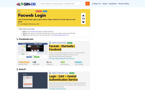 Facweb Login - A database full of login pages from all over the ...