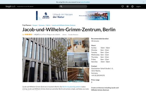 Visit Jacob-und-Wilhelm-Grimm-Zentrum on your trip to Berlin