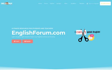 English Forum - Free forums for studying and teaching English