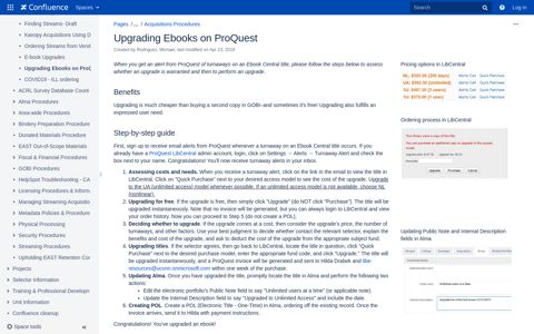 Upgrading Ebooks on ProQuest - Confluence - UConn