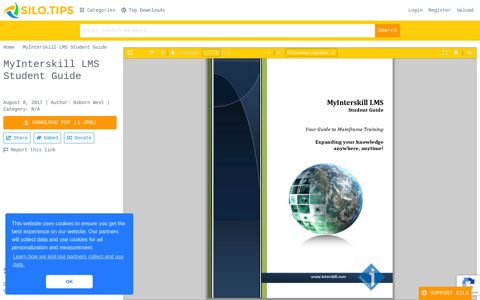 Interskill Learning Student LMS User Guide - SILO of research ...
