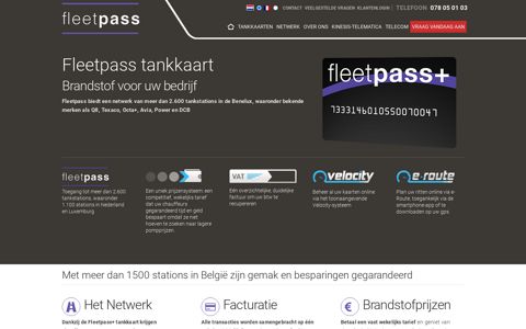 Tankkaart Fleetpass | Fuel Card Services NV