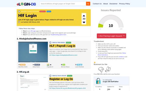 Hlf Login - A database full of login pages from all over the ...