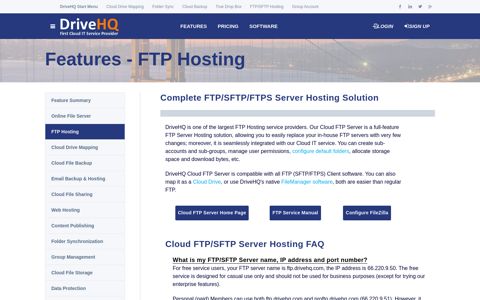 Cloud FTP hosting service: free FTP server, FTP client, FTP ...