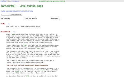 pam.d(5) - Linux manual page - man7.org