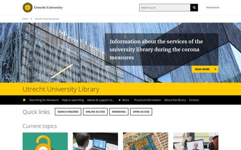 Utrecht University Library - Universiteit Utrecht