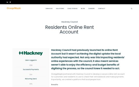 CS: Hackney Council Residents Online Rent Account ...