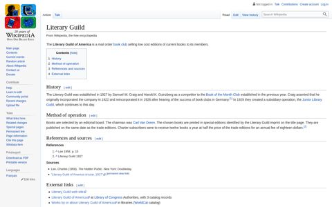 Literary Guild - Wikipedia
