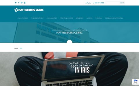 Iris - Online Medical Record Access - Hattiesburg Clinic