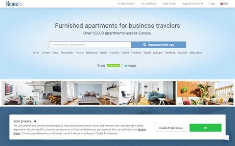 Homelike: Temporary Housing - Book furnished apartments ...