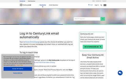 How to log in to your CenturyLink email automatically ...