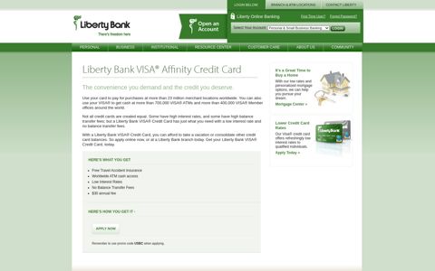 Affinity Programs | Liberty Bank