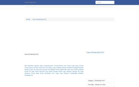 [LOGIN] Faea Scholarship 2017 FULL Version HD ... - Portal login link