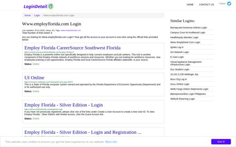 Www.employflorida.com Login Employ Florida CareerSource ...