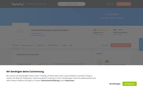 GermanPersonnel e-search als Arbeitgeber: Gehalt, Karriere ...