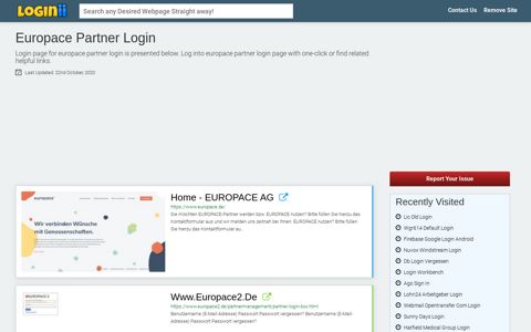 Europace Partner Login | Accedi Europace Partner - Loginii.com