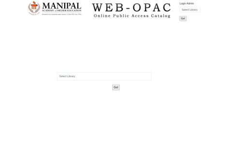 KMC MAHE WEB - OPAC