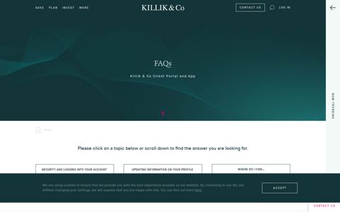 Frequently Asked Questions | Killik & Co Client Portal and App ...