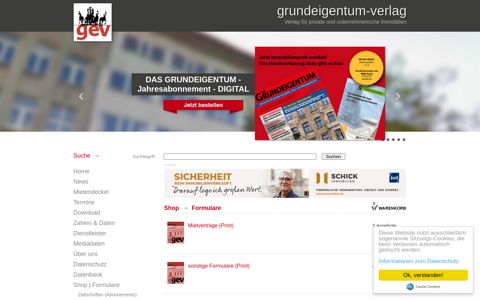 Formulare | Grundeigentum-Verlag GmbH