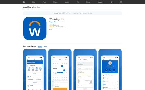 ‎Workday on the App Store
