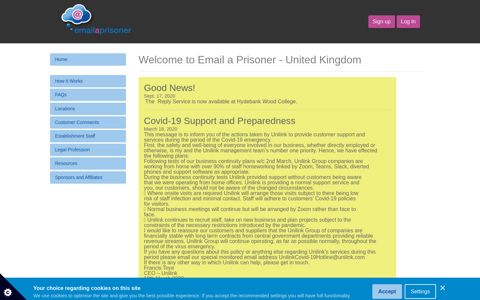 Email a Prisoner - the hassle free way to keep in touch