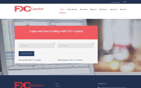 Login - FXC-Capital