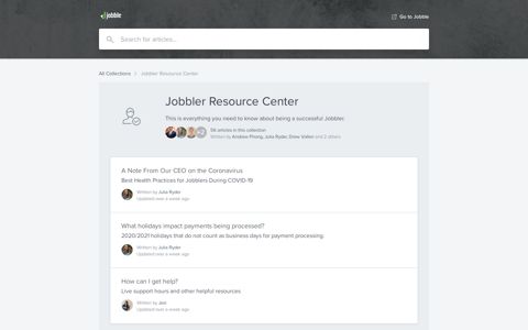 Jobbler Resource Center | Jobble Help Center