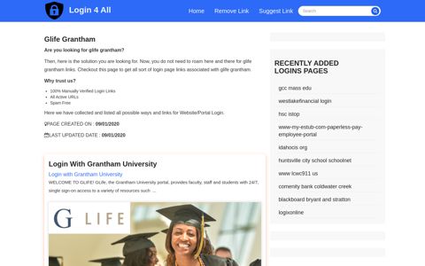 glife grantham - Official Login Page [100% Verified] - Login 4 All
