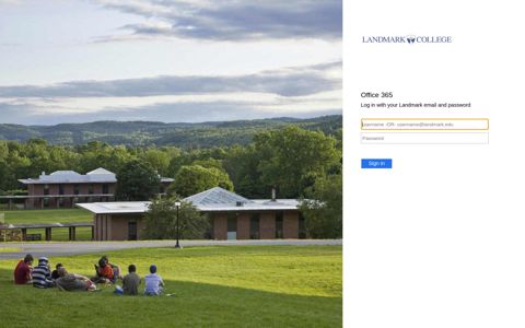 Landmark College Login - Sign In - Office 365
