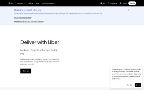 Deliver with Uber Eats - Be Your Own Boss | Uber