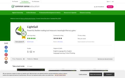 LightSail Review for Teachers | Common Sense Education