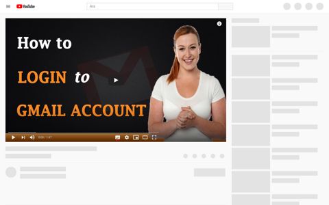 How to Login to Gmail Account - YouTube